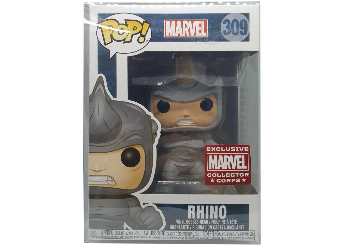siglo horario Expulsar a Funko Pop! Marvel Rhino Marvel Collectors Corp Exclusive Bobble-Head Figure  #309 - ES