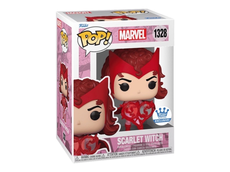 Funko Pop! Marvel Scarlet Witch with Heart Hex Funko Exclusive