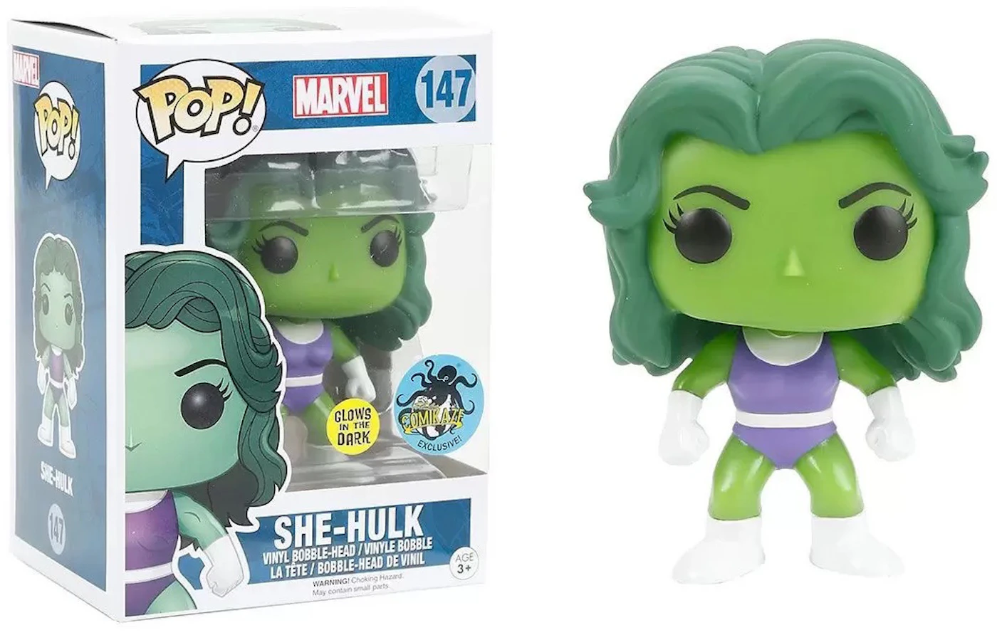 Funko Pop! Marvel She-Hulk GITD LA Comic Con Exclusive Figure #147 - US
