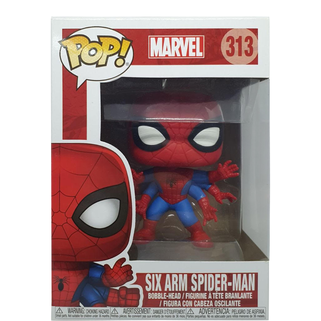 Funko Pop! Marvel Six Arm Spider-Man Bobble-Head Figure #313 - US