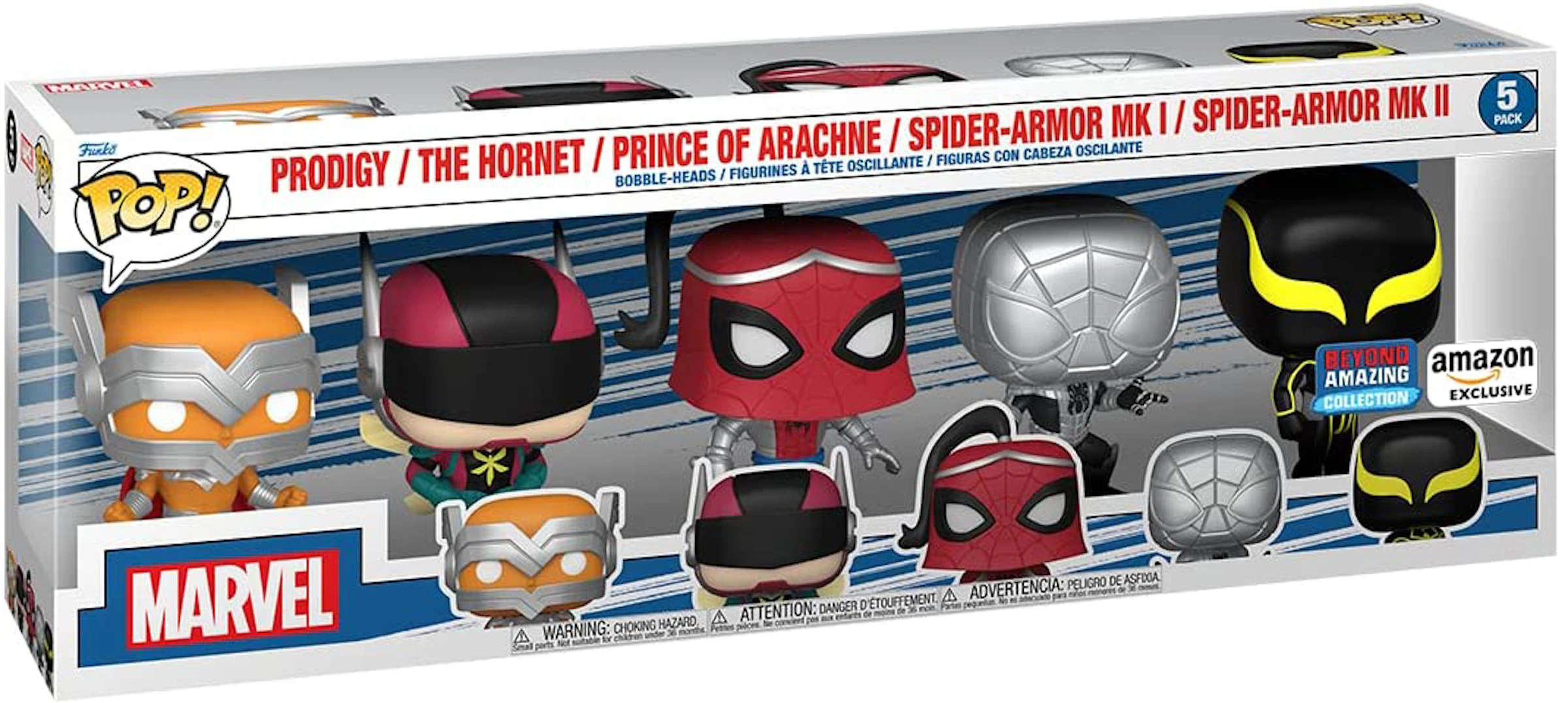 Funko Pop! Marvel Spider-Man Beyond Amazing Collection Amazon Exclusive  5-Pack - US