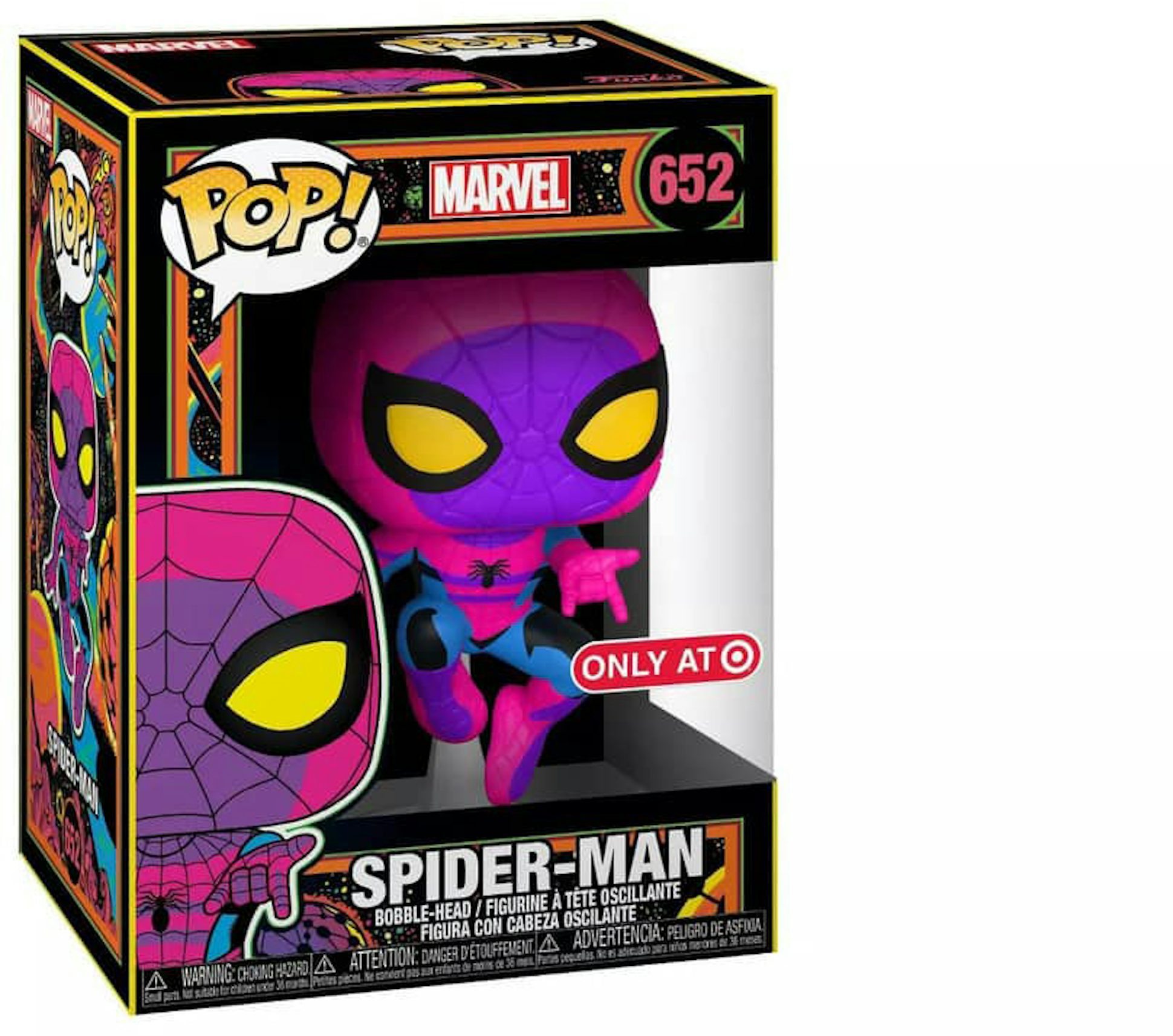 Funko Marvel Spider-Man: Across the Spider-Verse Pop! Spider-Man Vinyl  Bobble-Head Figure