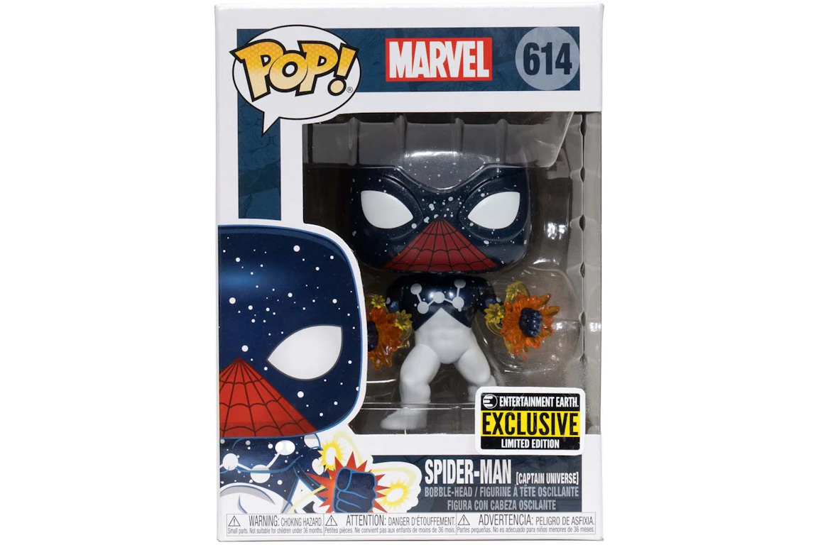 Funko Pop! Marvel Spider-Man (Captain Universe) Entertainment Earth Exclusive Figure #614