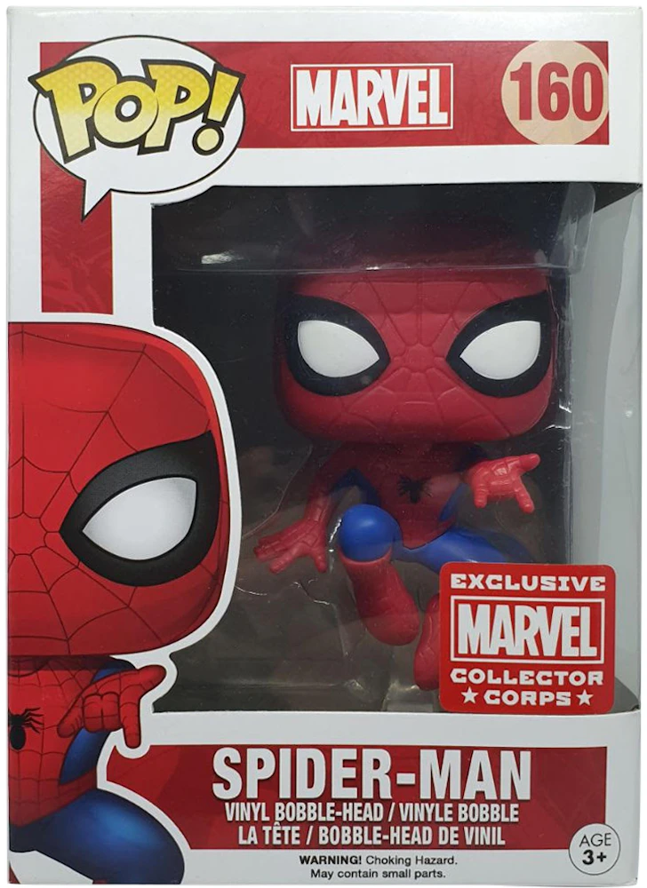 Funko Pop! Marvel Spider-Man Collectors Corp Exclusive Bobble-Head #160 - US