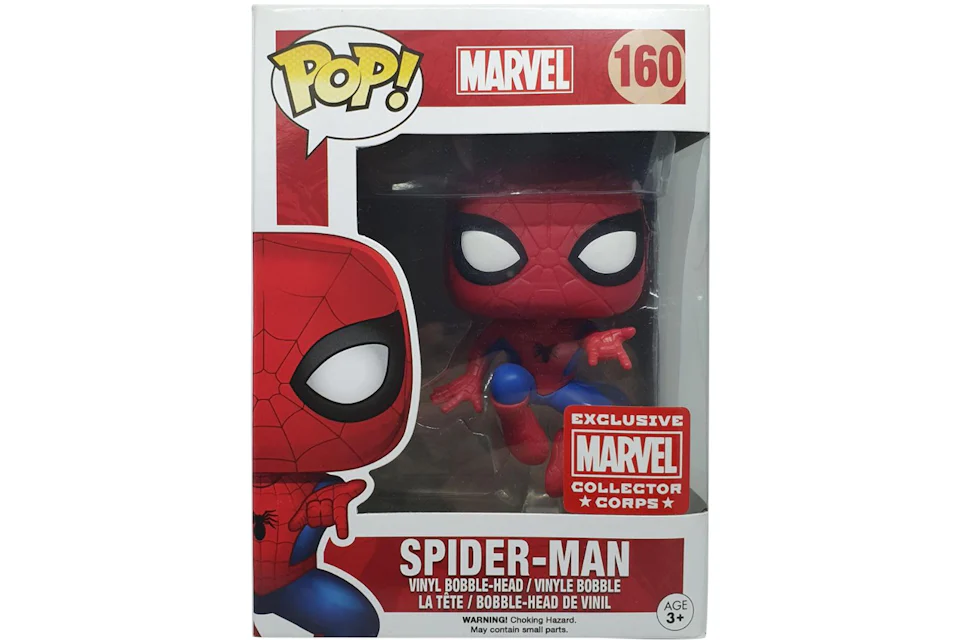 Funko Pop! Marvel Spider-Man Collectors Corp Exclusive Bobble-Head Figure #160