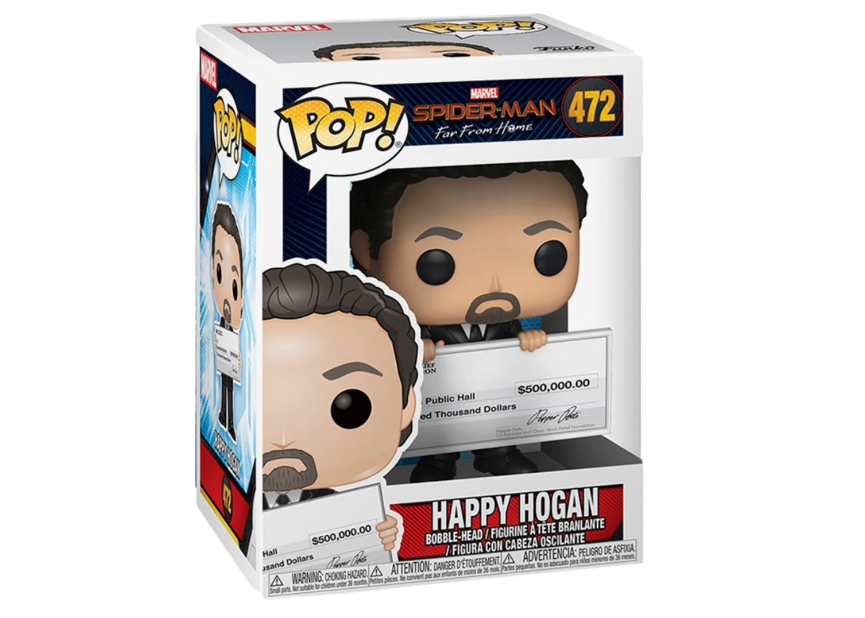 Happy Hogan Brand New In Box POP Marvel Spider-Man Far from Home Funko 