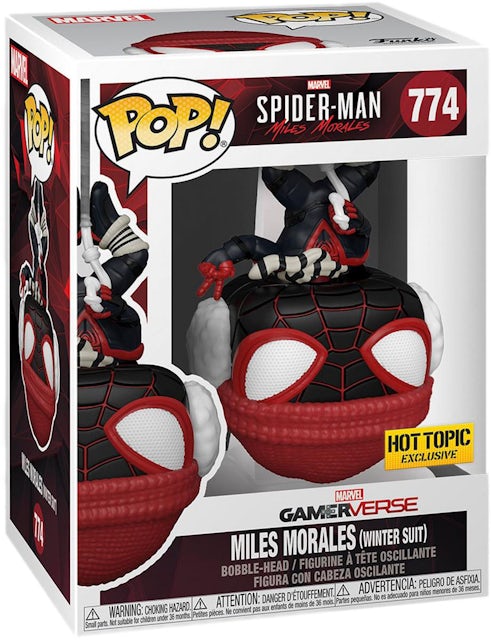 Funko POP Marvel Spiderman Miles Morales Advanced Tech Suit Black