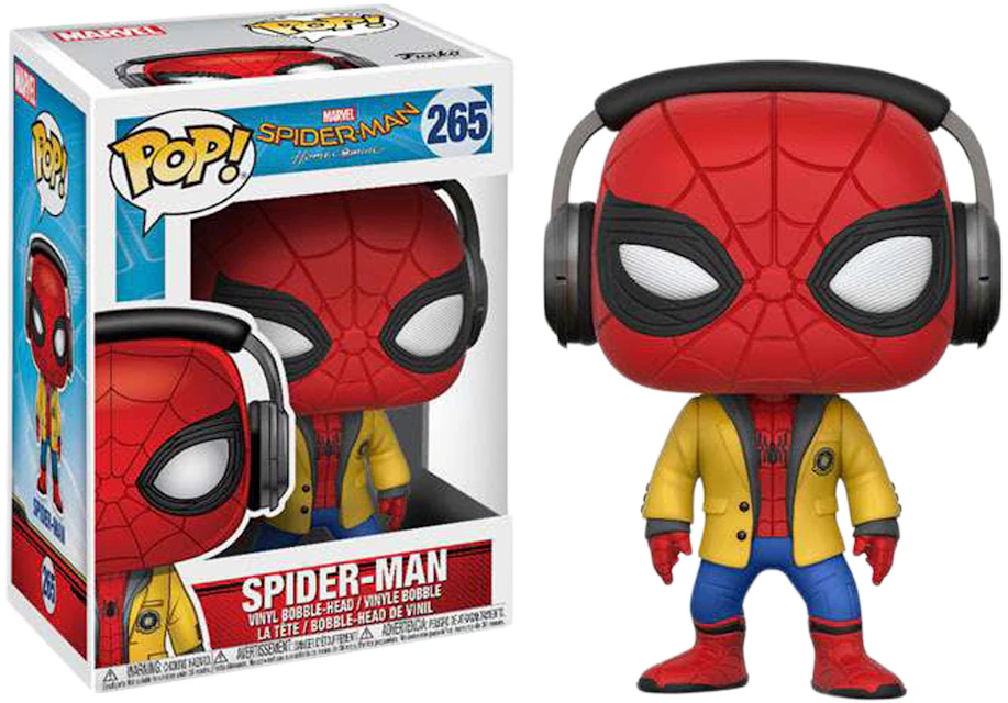 uitbarsting Tentakel Spektakel Funko Pop! Marvel Spider-Man Homecoming Spider-Man Jacket & Headphones  Bobble-Head #224 - US