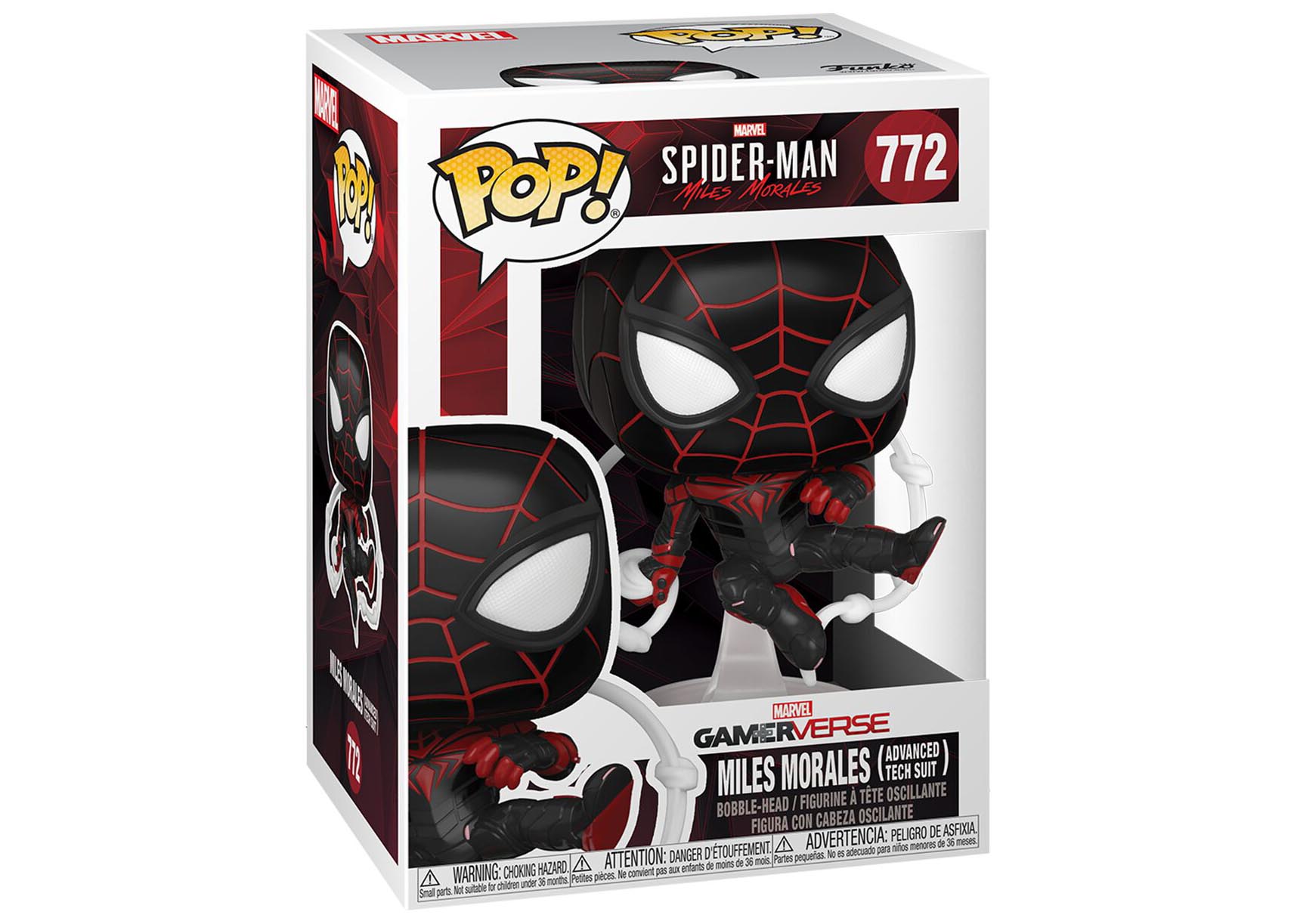 Marvel Spider-Man Pop Miles Morales Vinyl Figure Advanced Tech Suit *NEW* 