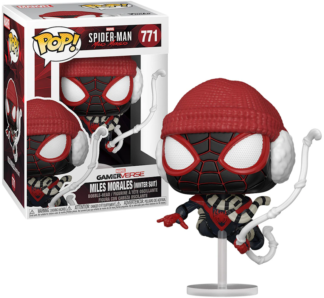 Funko Pop! Marvel Spider-Man Miles Morales Winter Suit Figure #771 - US