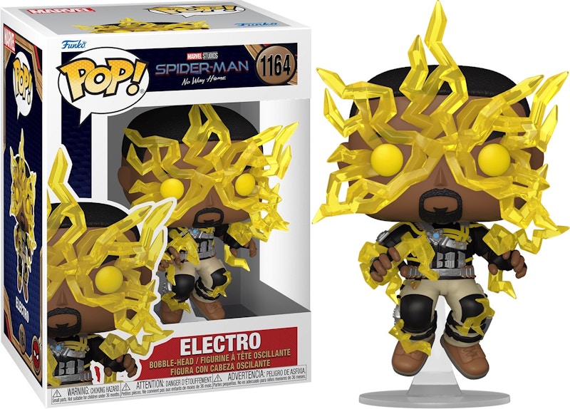 Funko Pop! Marvel: SpiderMan No Way Home Electro Figure #1164