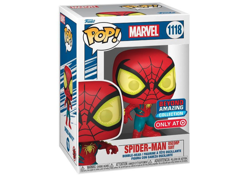 Funko Pop! Marvel Spider-Man Oscorp Suit Beyond Amazing Collection 