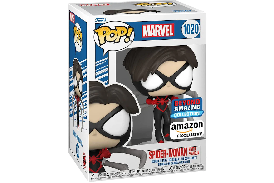 Funko Pop! Marvel Spider-Woman Mattie Franklin Beyond Amazing Collecition Amazon Exclusive Figure #1020