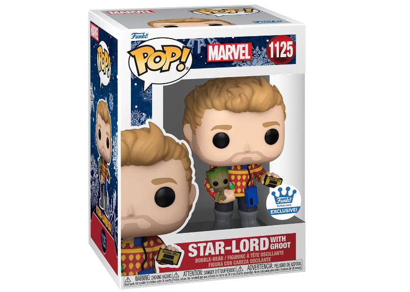 Funko Pop! Marvel Star Lord with Groot Funko Shop Exclusive Figure