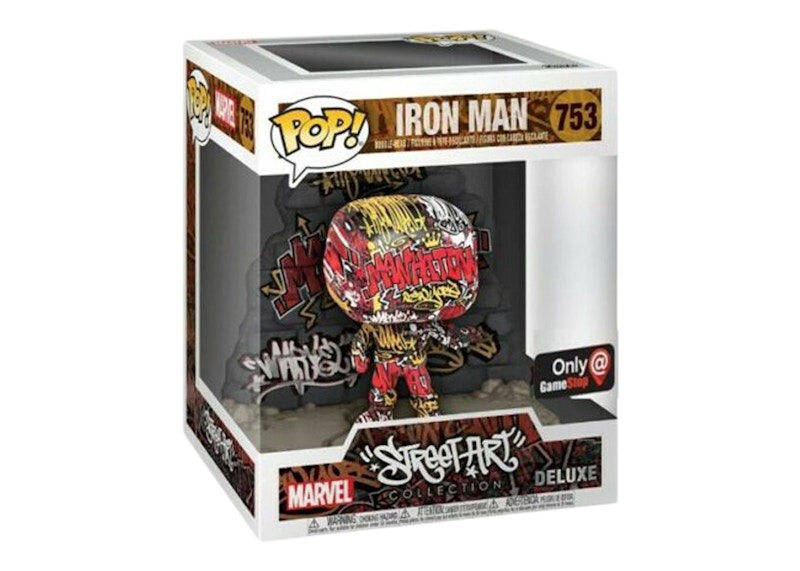 Funko Pop! Marvel Street Art Collection Iron Man GameStop