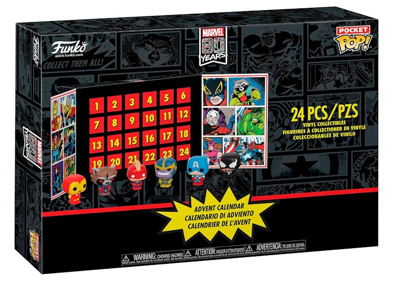 funko pocket pop marvel advent calendar