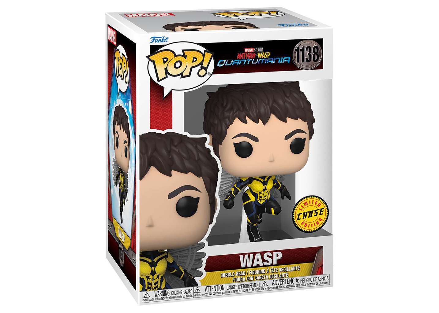 Funko Pop! Marvel Studios Ant-Man and the Wasp Quantumania Wasp Chase  Edition Figure #1138