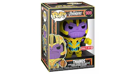 Funko Pop! Marvel Studios Avengers Endgame Thanos Black Light Target Exclusive Figure #909