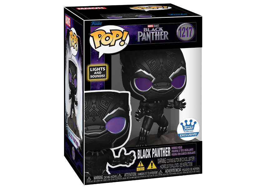 Funko Pop! Die-Cast Marvel Studios Black Panther Chase Edition