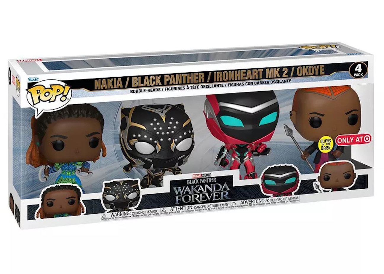 Funko Pop! Marvel Studios Black Panther Wakanda Forever GITD