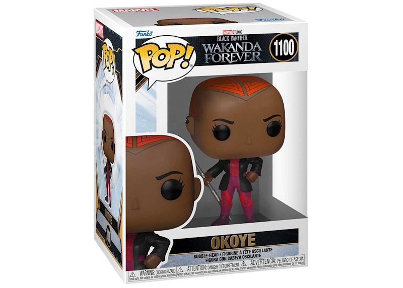 Funko Pop! Marvel Studios Black Panther Wakanda Forever Okoye Figure #1100