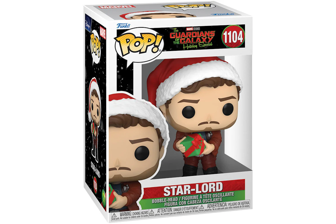 Funko Pop! Marvel Studios Guardians of the Galaxy Holiday Special Star-Lord Figure #1104