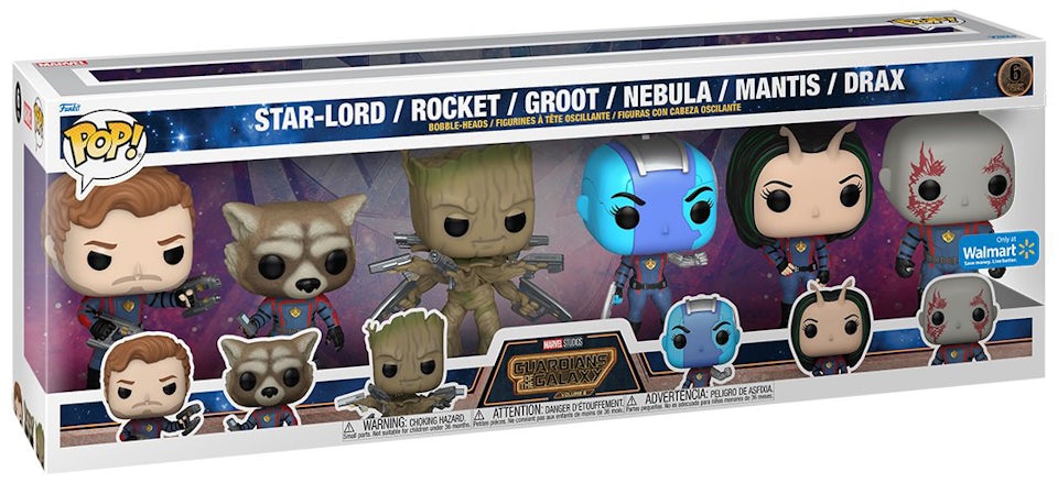 Funko Pop! Marvel Studios Guardians of the Galaxy Vol. 3 Walmart Exclusive  Figure 6-Pack - US