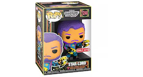 Funko Pop! Marvel Studios Guardians of the Galaxy Volume 3 Blacklight Star-Lord Target Exclusive Figure #1240