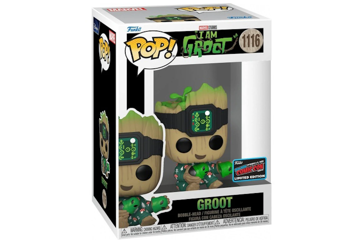 Funko Pop! Marvel Studios I Am Groot (Groot) 2022 NYCC Exclusive Figure #1116