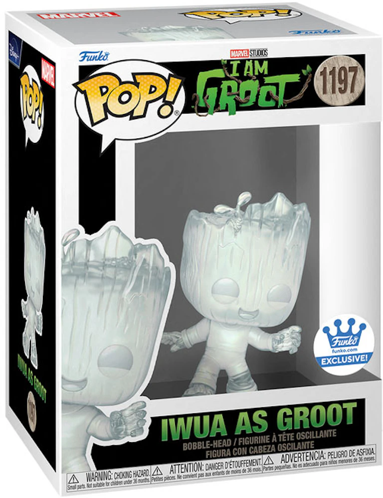 Funko Pop! Marvel Studios I Am Groot (Iwua as Groot) Funko Shop Exclusive  Figure #1197 - US