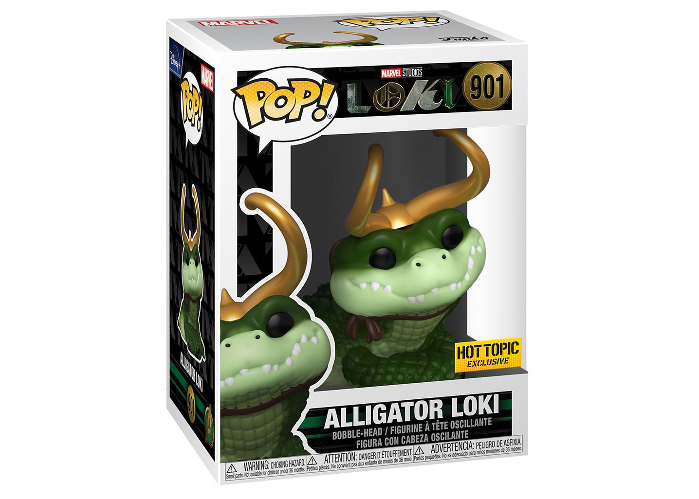 Funko Pop! Marvel Studios Loki Alligator Loki Hot Topic Exclusive 