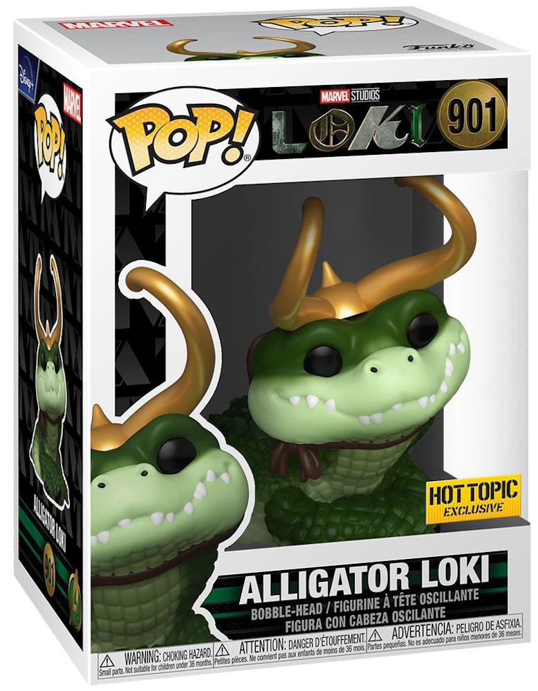 aktivitet kasket evig Funko Pop! Marvel Studios Loki Alligator Loki Hot Topic Exclusive Figure  #901 - SS21 - JP