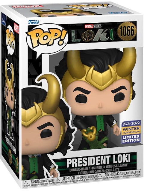Funko Pop! Marvel Studios Loki President Loki 2022 Winter Convention  Exclusive Figure #1066 - US