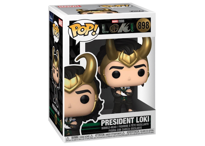 Funko Pop! Marvel Studios Loki President Loki Figure #898 - FW21 - US