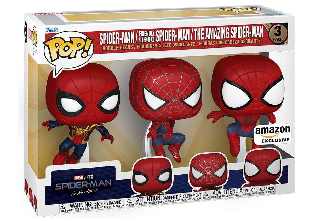 Funko Pop! Marvel Studios Spider-Man No Way Home Amazon Exclusive ...