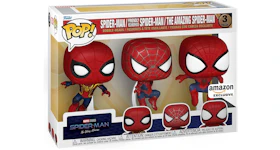 Funko Pop! Marvel Studios Spider-Man No Way Home Amazon Exclusive 3-Pack