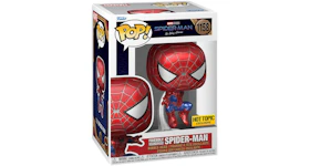 Funko Pop! Marvel Studios Spider-Man No Way Home Friendly Neighborhood Spider-Man Hot Topic Exclusive Figure #1158