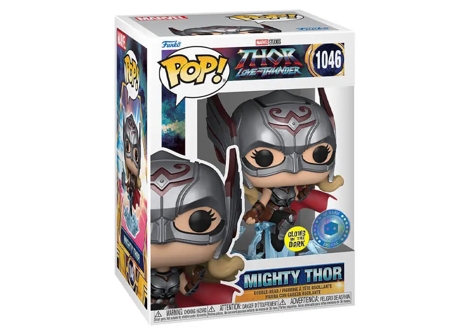 Funko Pop! Marvel Studios Thor Love and Thunder Mighty Thor GITD