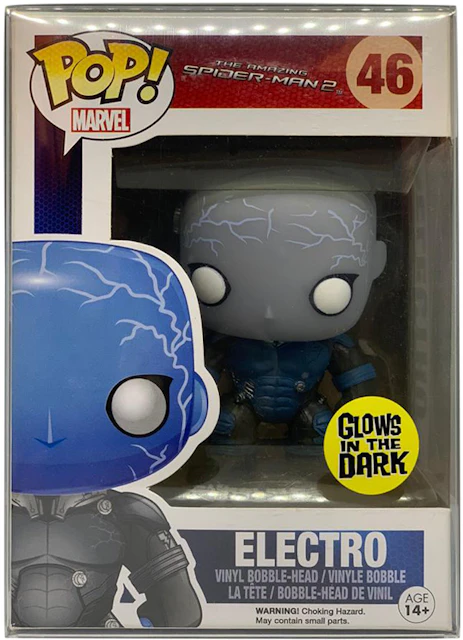 Funko Pop! Marvel The Amazing Spider-Man 2 Electro (Glow) Figure #46 - US