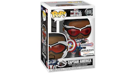 Funko Pop! Marvel The Falcon And The Winter Soldier Captain America Amazon Exclusive Figure #818