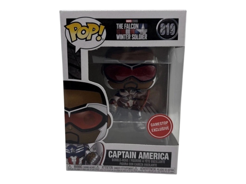 Funko Pop! Marvel: The Falcon and the Winter Soldier Captain America (Special Edition) Figure #819