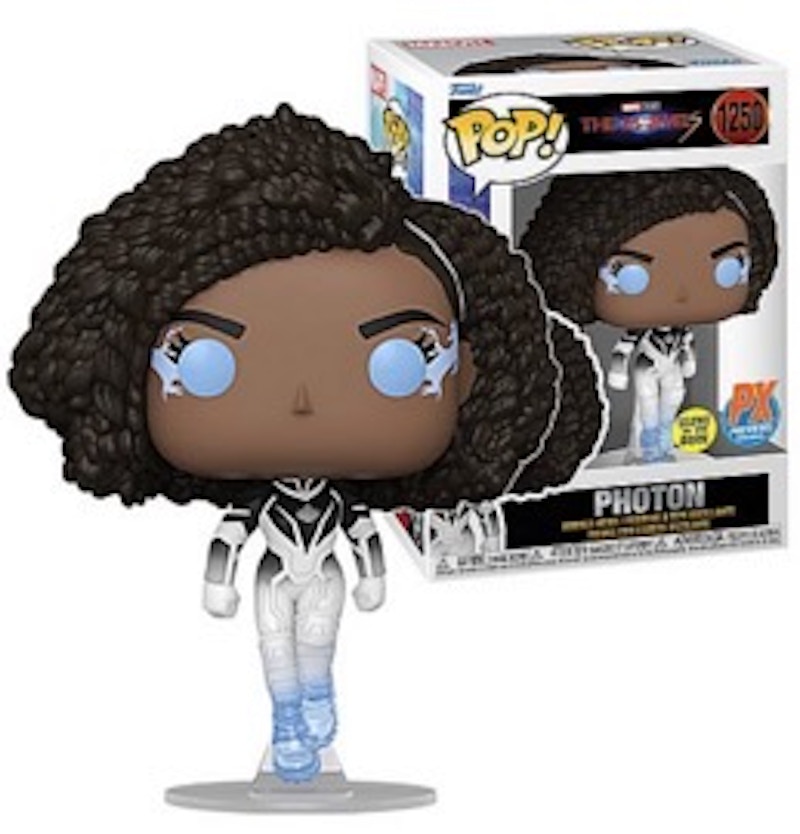 Funko Pop! Marvel: The Marvels Photon (Glow)(PX Previews) Figure #1250