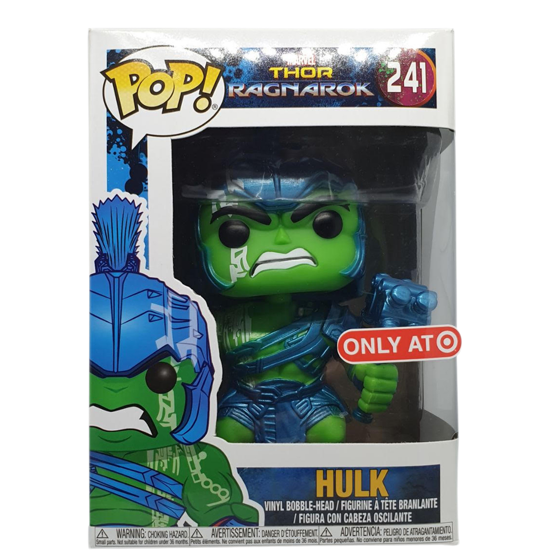 Funko POP Marvel Thor Ragnarok Hulk 10" Inch 241 Vinyl Figure Bobble Head Jumbo 