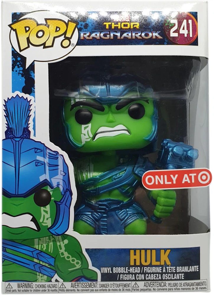 Funko Pop! Jumbo Thor Ragnarok #907 Hulk Black Light Target Exclusive