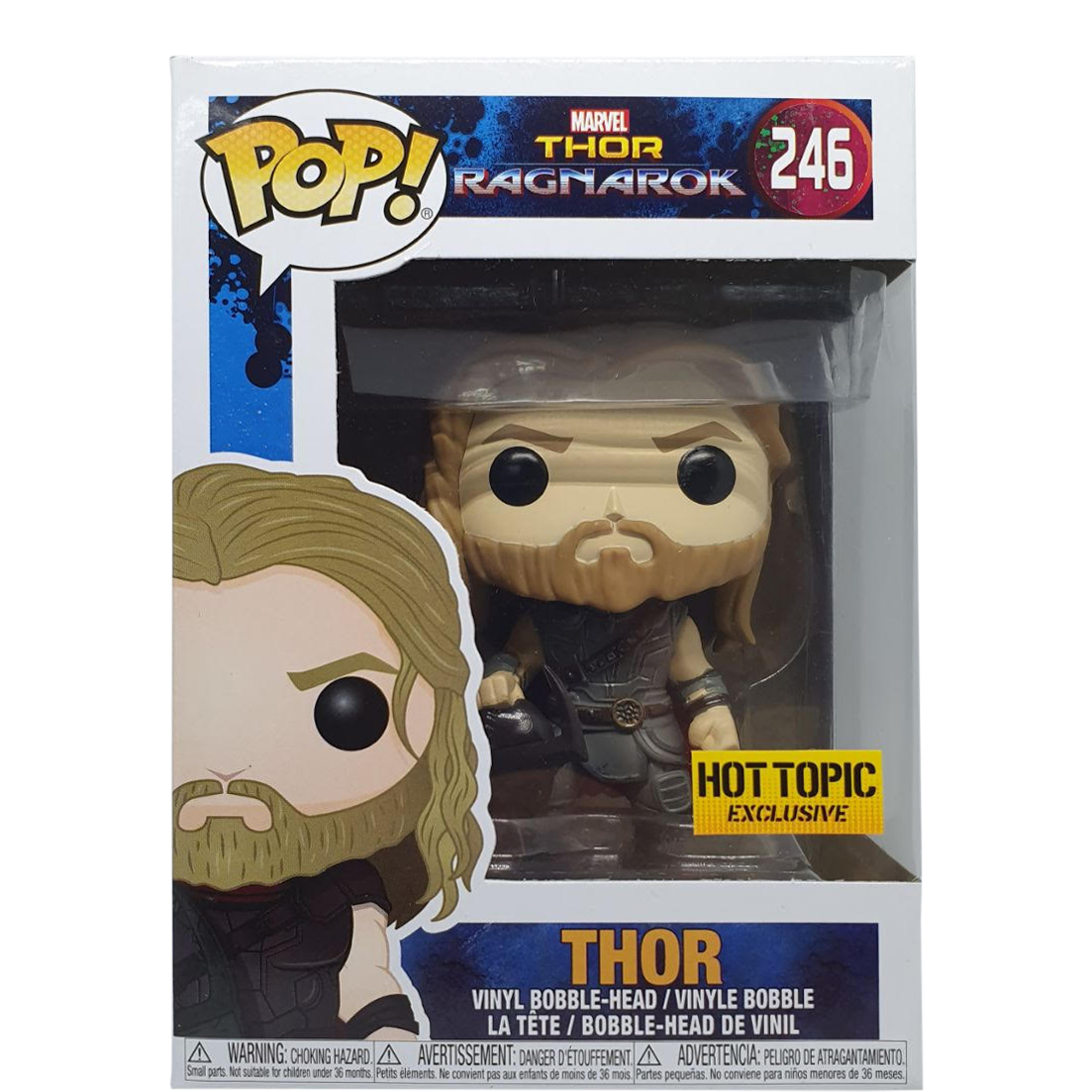 Funko Pop! Marvel Thor Ragnarok Thor Hot Topic Exclusive Bobble