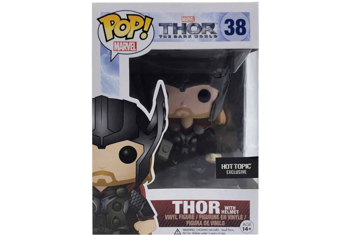 Funko Pop! Marvel Thor The Dark World Thor (Helmet) Hot Topic Exclusive Figure # 38