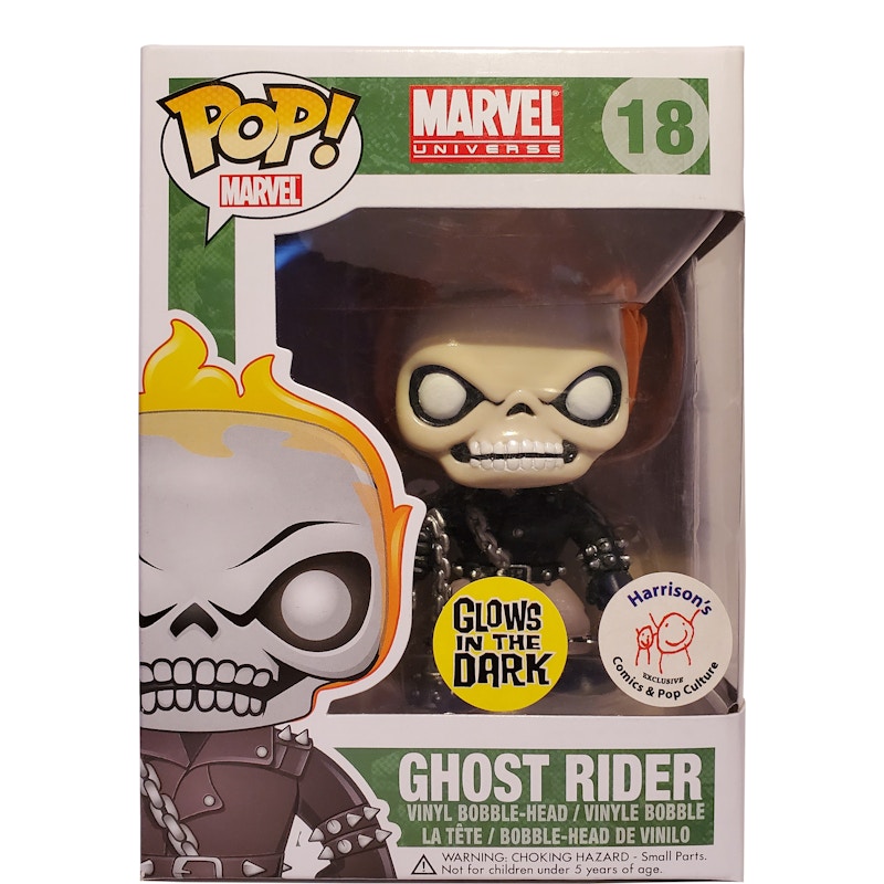 Funko Pop! Marvel Universe Ghost Rider (Glow) Harrison's Exclusive