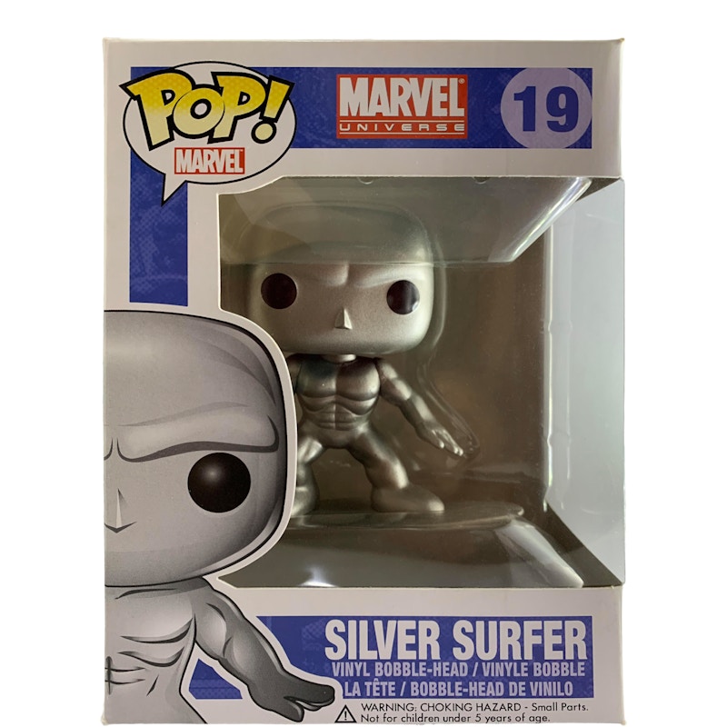 Funko Pop! Marvel Universe Silver Surfer Bobble-Head Figure #19 - US