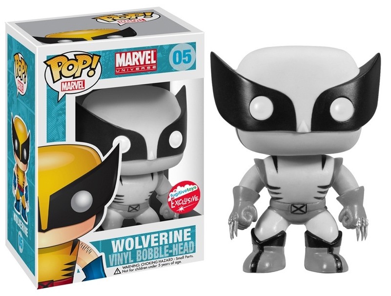 Funko Pop! Marvel Universe Wolverine (Black/White) Fugitive Toys