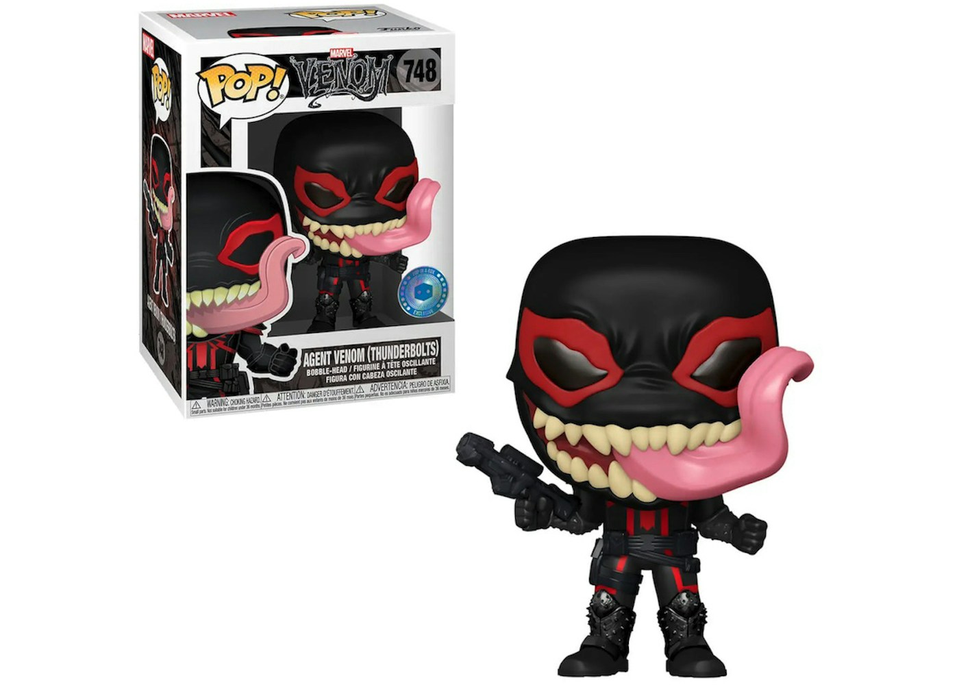 Funko Pop Marvel Venom Agent Venom Thunderbolts Pop In A Box Exclusive Figure 748 Ss21 Funko Pop Marvel Venom Agent Venom Thunderbolts Pop In A Box Exclusive Figure 748 Ss21